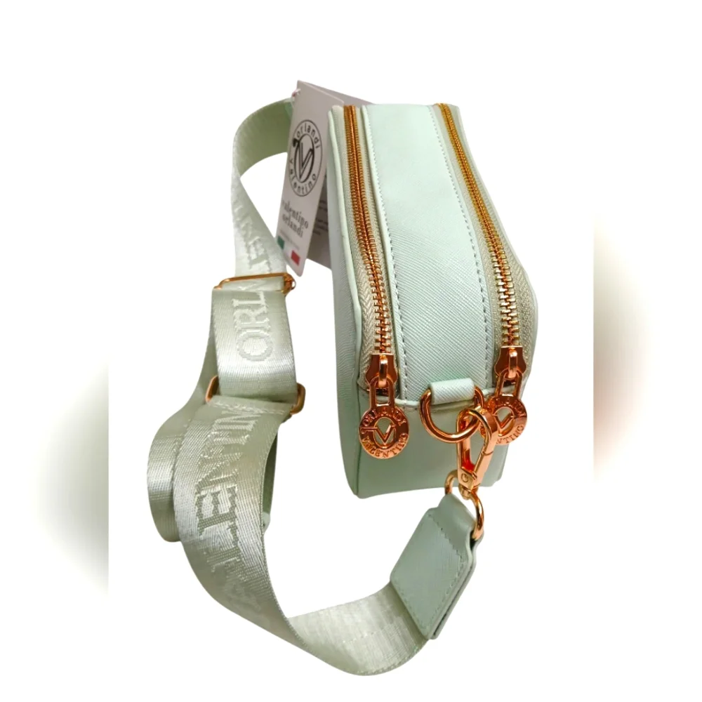VALENTINO ORLANDI Women's Crossbody Camera Purse Bag Mint Green NWT - Picture 4 of 6